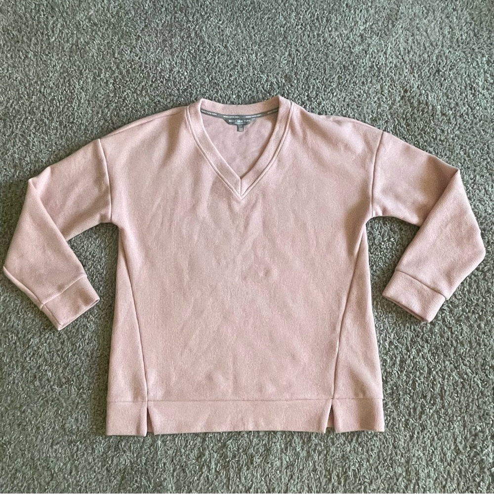 Marc New York Soft Pink V-Neck Sweater